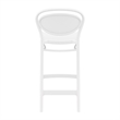 Home Square Indoor Outdoor Counter in Stool White - Set of 2