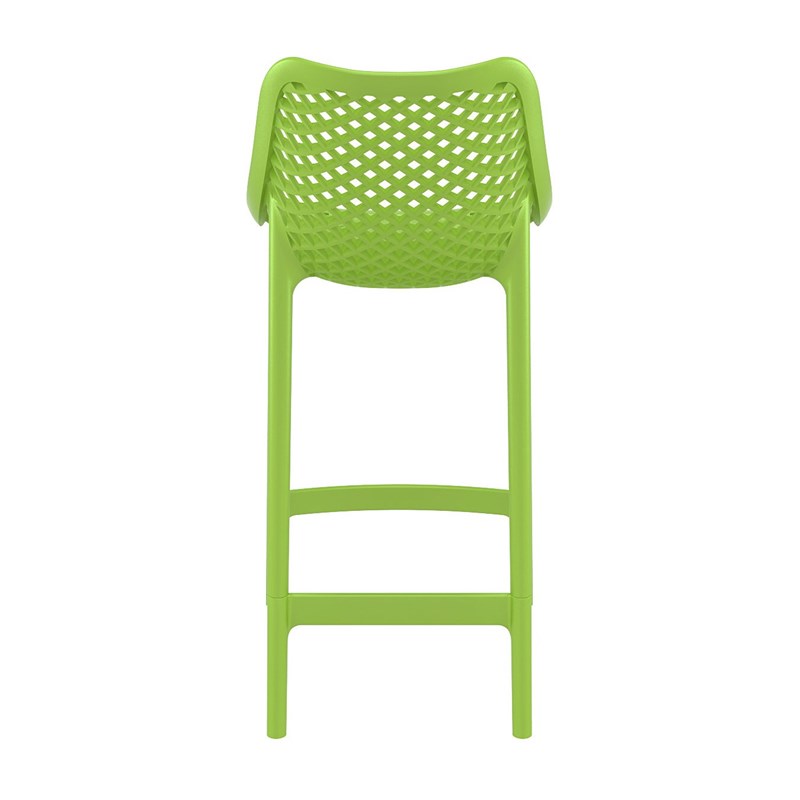Home Square Patio Counter Stool in Tropical Green - Set of 2
