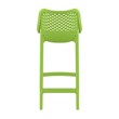 Home Square Patio Counter Stool in Tropical Green - Set of 2