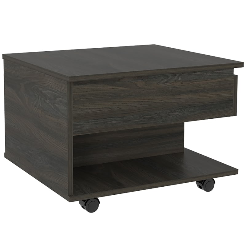 Home Square Furniture Luanda Lift Top Coffee Table in Espresso Carbon - Set of 2