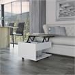 Home Square Furniture Luanda Lift Top Coffee Table in White - Set of 2
