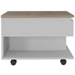 Home Square Furniture Luanda Lift Top Coffee Table in White - Set of 2