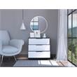 Home Square 2-Piece Set with 3 Drawer Dresser and 5 Drawer Dresser In Smoky Oak