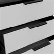 Home Square 2-Piece Set with 3 Drawer Dresser and 5 Drawer Dresser In Smoky Oak