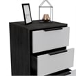 Home Square 2-Piece Set with 3 Drawer Dresser and 5 Drawer Dresser In Smoky Oak