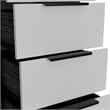 Home Square 2-Piece Set with 3 Drawer Dresser and 5 Drawer Dresser In Smoky Oak