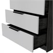 Home Square 2-Piece Set with 3 Drawer Dresser and 5 Drawer Dresser In Smoky Oak