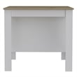 Home Square 2-Piece Set with Storage Pantry Cabinet and Kitchen Island