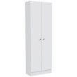 Home Square 2-Piece Set with Storage Pantry Cabinet and Cala Kitchen Island