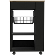 Home Square 2-Piece Set with Kitchen Cart & Cala Kitchen Island