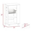 Home Square 2-Piece Set with Cala Kitchen Island and Kitchen Cart