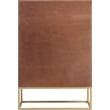 Home Square 2-Piece Set with Maxine Chest and Dresser in Dark Cherry Finish