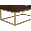 Home Square 2-Piece Set with Maxine Chest and Dresser in Dark Cherry Finish