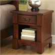 Home Square 2-Piece Set with Aspen Rustic Buffet & Brown Nightstand