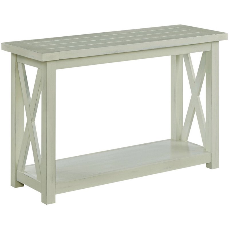 Home Square 2-Piece Set with Seaside Lodge Hall Tree and Console Table