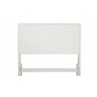 Home Square 2-Piece Set with King Headboard and 5 Drawer Chest in White