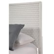 Home Square 2-Piece Set with Full Panel Bed & 3 Drawer Accent Chest in White