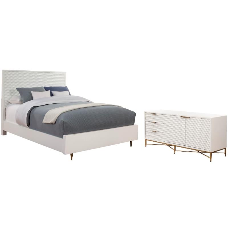 Home Square 2-Piece Set with Full Panel Bed & 64