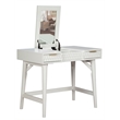 Home Square 2-Piece Set with King Panel Bed & Bedroom Vanity in White