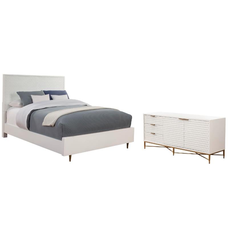 Home Square 2-Piece Set with Queen Panel Bed & 64
