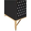 Home Square 4-Piece Set with 5 Drawer Chest & 2 Nightstands & TV Console
