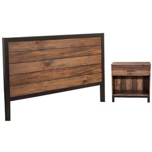 home square 2-piece set with weston standard king headboard & nightstand