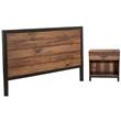 Home Square 2-Piece Set with Weston Standard King Headboard & Nightstand