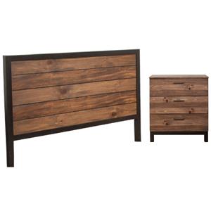 home square 2-piece set with weston california king headboard & accent chest