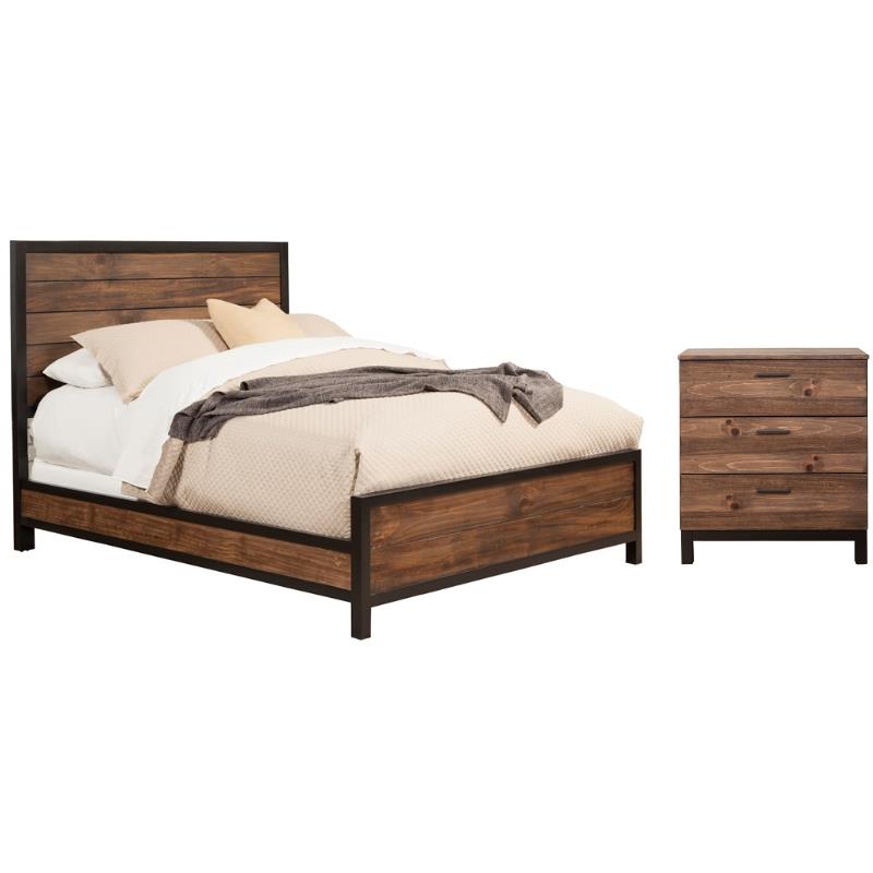 Home Square 2-Piece Set with Weston California King Bed & Accent Chest
