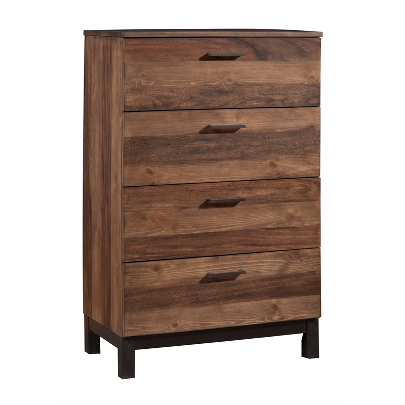Home Square 2-Piece Set with Weston California King Headboard & 4 Drawer Chest