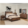 Home Square 2-Piece Set with Weston California King Headboard & 4 Drawer Chest