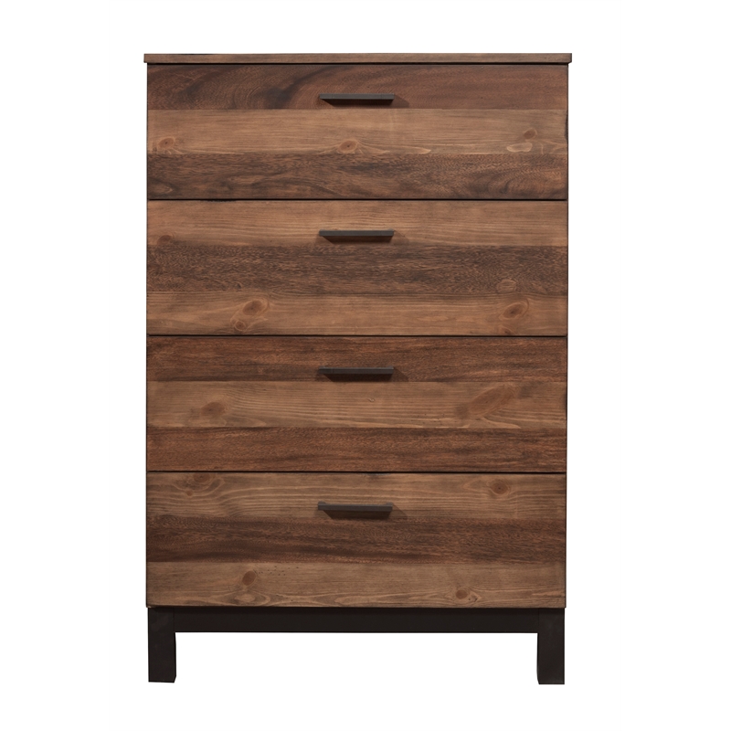 Home Square 2-Piece Set with Weston California King Headboard & 4 Drawer Chest