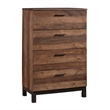 Home Square 2-Piece Set with Weston Standard King Headboard & 4 Drawer Chest