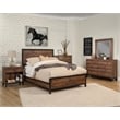 Home Square 2-Piece Set with Weston Standard King Headboard & 4 Drawer Chest