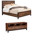 Home Square 2-Piece Set with Weston California King Bed & TV Console