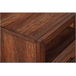 Home Square 2-Piece Set with Trinidad Full Size Bed & TV Console in Toffee