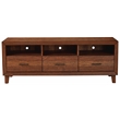 Home Square 2-Piece Set with Trinidad Full Size Bed & TV Console in Toffee
