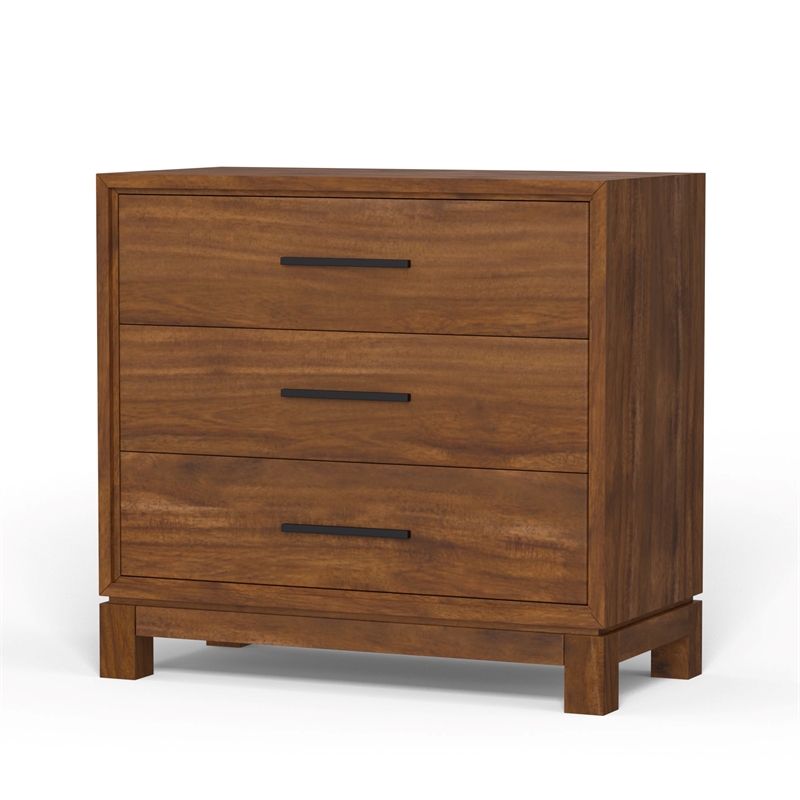 Home Square 2-Piece Set with Nova Queen Platform Bed & 3 Drawer Small Chest