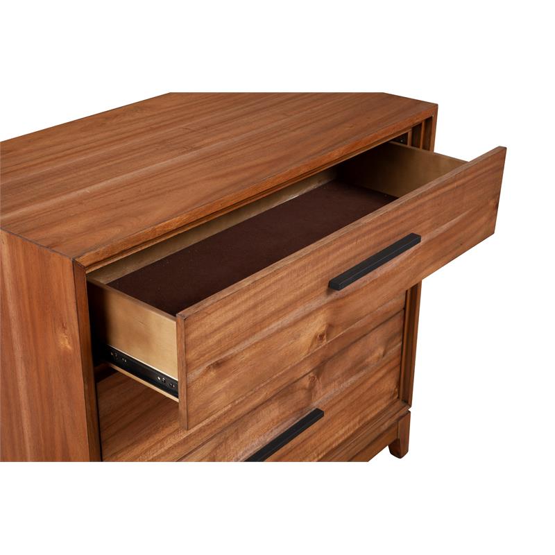 Home Square 2-Piece Set with Nova Queen Platform Bed & 3 Drawer Small Chest