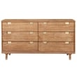 Home Square 2-Piece Set with Easton 6 Drawer Dresser & Full Size Platform Bed
