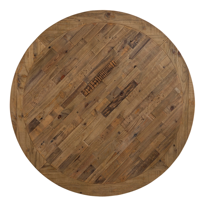 Home Square 6-Piece Set with Dining Table & 4 Dining Chairs & Dining Server