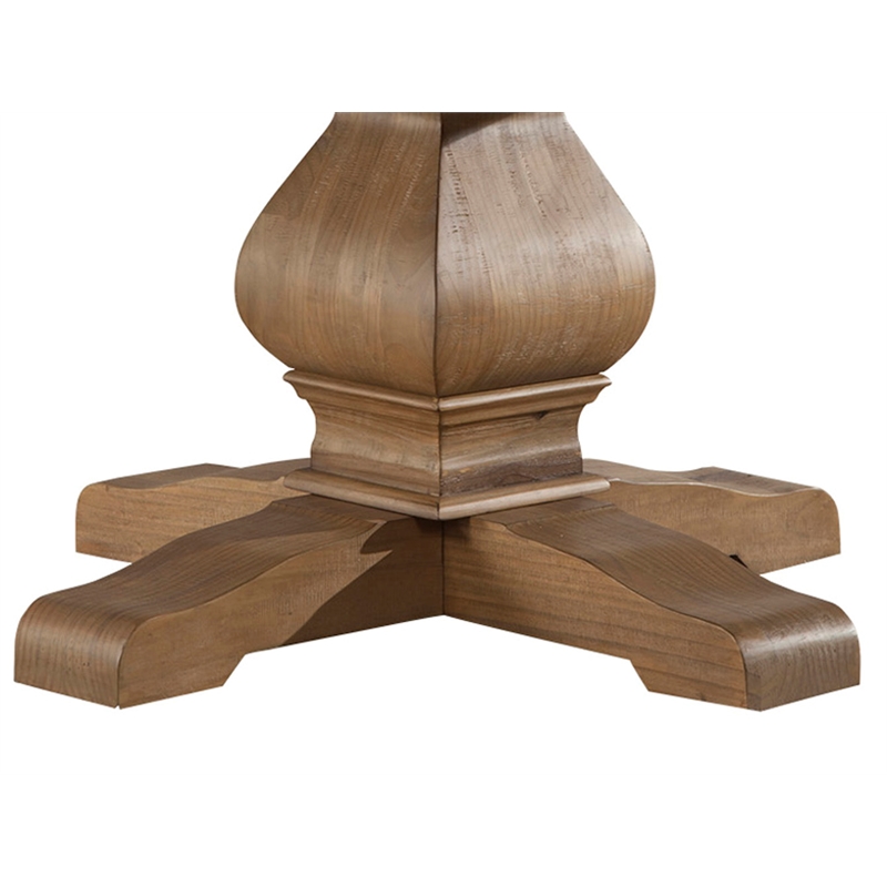 Home Square 6-Piece Set with Dining Table & 4 Dining Chairs & Dining Server