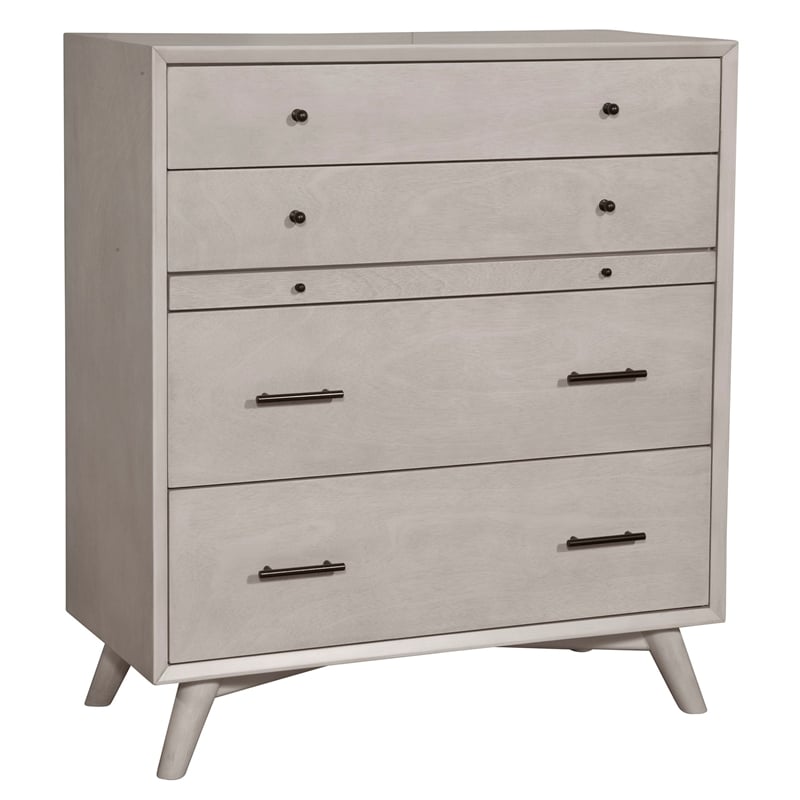 Home Square 2-Piece Set with Flynn California King Panel Bed & Accent Chest