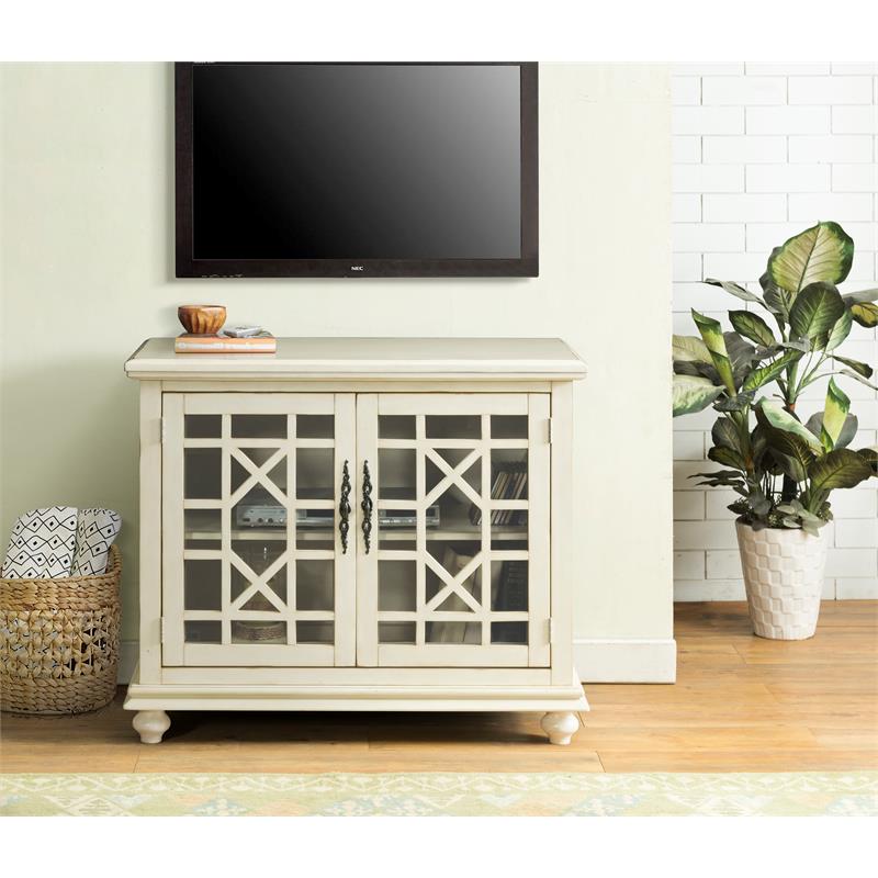 Home Square 2-Piece Set with Elegant Chairside Table & 38