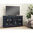 Home Square 2-Piece Set with Elegant Chairside Table & TV Stand in Catalina Blue
