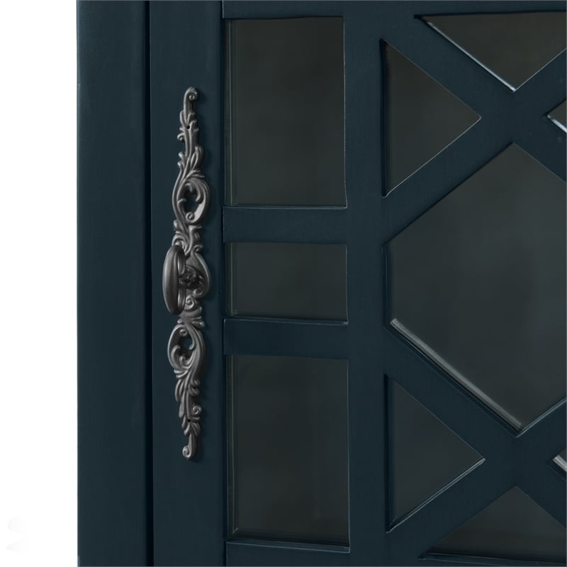 Home Square 2-Piece Set with Elegant Chairside Table & 38