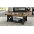 Home Square 2-Piece Set with Bolton Solid Wood Coffee Table & End Table
