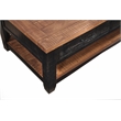 Home Square 2-Piece Set with Coffee Table & Chairside Table in Black and Honey