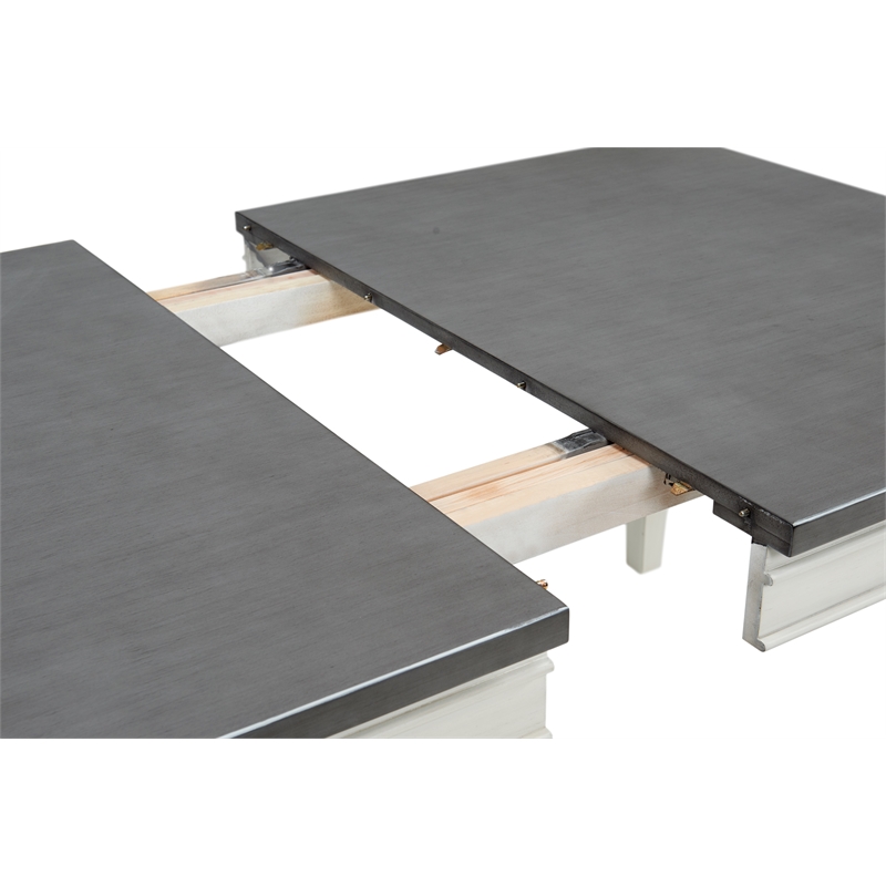 Home Square 5-Piece Set with Dining Table & Server & 3 Dining Chairs