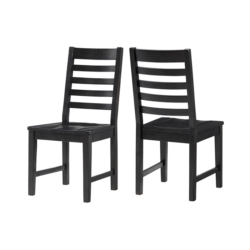 Home Square 3-Piece Set with Napa Round Table & 2 Dining Chairs